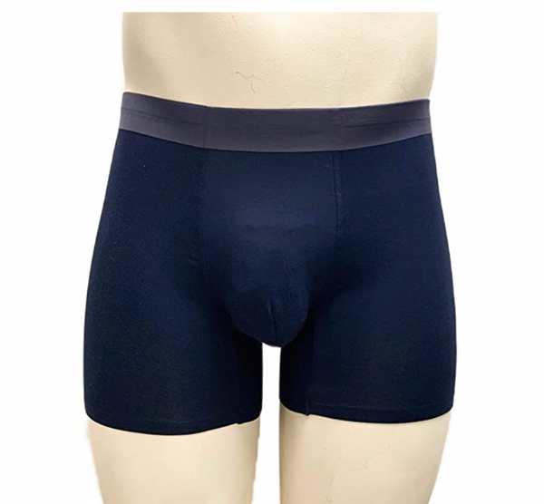 MJOFFEE Men's Seamless Underwear, Soft Micro Modal, 3 Pack Boxer Shorts Set (Black, Burgundy and Navy)